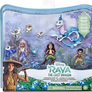 Disney's Raya and The Last Dragon Kumandra Story Set, 7 Dolls and Doll Accessori